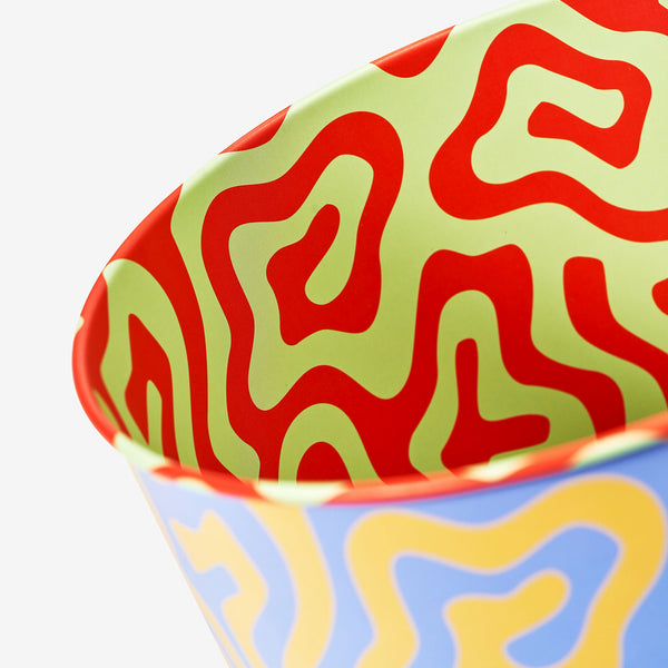 Charles And Marie PATTERN BIN SPIRAL | PAPIERKORB Mit Spiralen | Dusen Dusen | Areaware