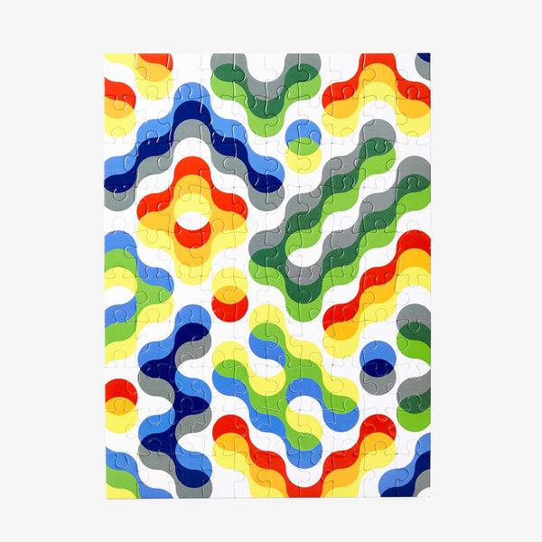 Charles And Marie PATTERN - Kleine Muster Puzzle - 100 Teile | Dusen Dusen | Areaware