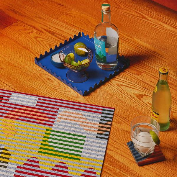 Charles And Marie PATTERN LENTICULAR | MUSTER PUZZLE | 1000 Teile | Dusen Dusen | Areaware