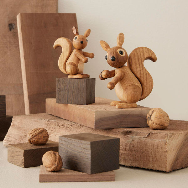 Charles And Marie PEANUT | BABY-EICHHÖRNCHEN | Kleine Hölzerne DEKOFIGUR | Chresten Sommer | Spring Copenhagen