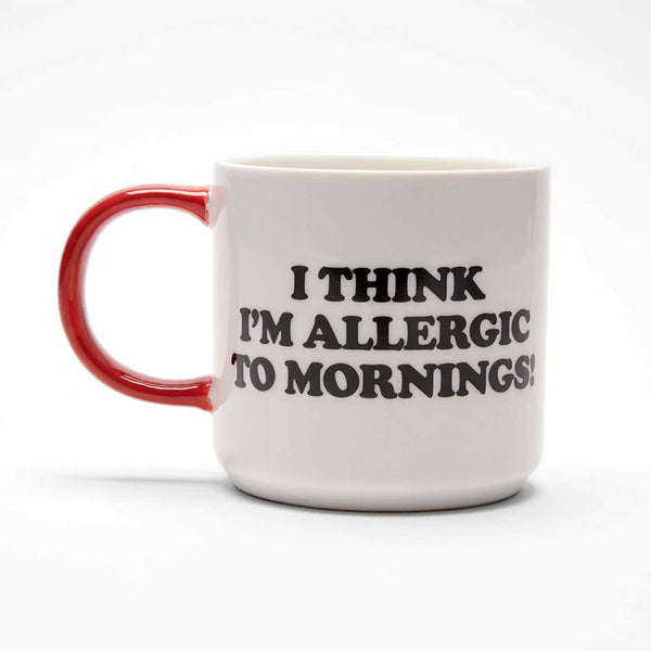 Charles And Marie PEANUTS - ALLERGIC To MORNINGS COFFEE MUG | KAFFEE- & TEE-BECHER | Magpie