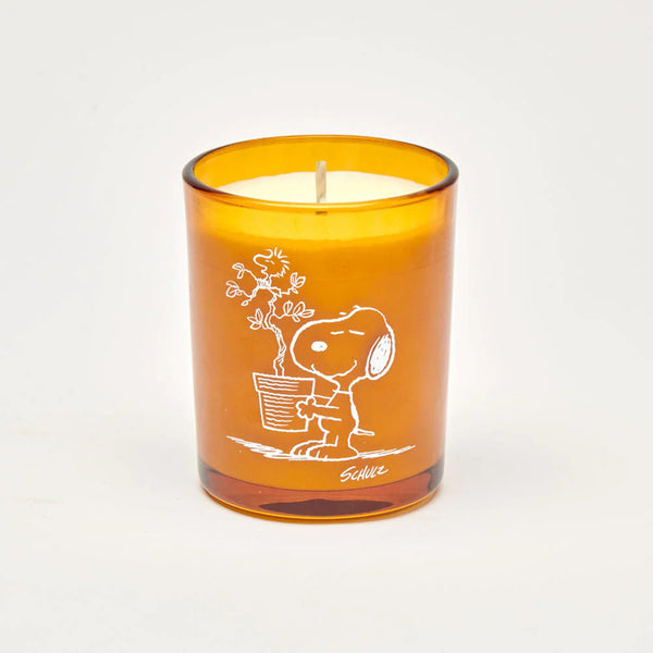 Charles And Marie PEANUTS - BLOOMS CANDLE | Vegane Pflanzliche WACHS-KERZE | Jasmin & Iris | Magpie