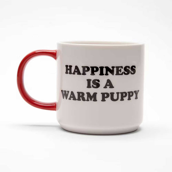 Charles And Marie PEANUTS - HAPPINESS Is A WARM PUPPY MUG | KAFFEE- & TEE-BECHER | Magpie