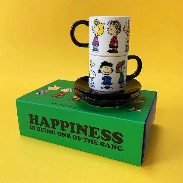 Charles And Marie PEANUTS - HAPPINESS Is Being One Of The GANG | ESPRESSO-TASSEN | 2er Set | Magpie