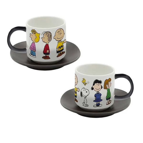 Charles And Marie PEANUTS - HAPPINESS Is Being One Of The GANG | ESPRESSO-TASSEN | 2er Set | Magpie