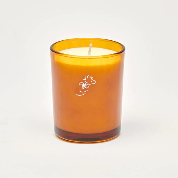 Charles And Marie PEANUTS - HOME CANDLE | Vegane Pflanzliche WACHS-KERZE | Bernstein & Zedernholz | Magpie