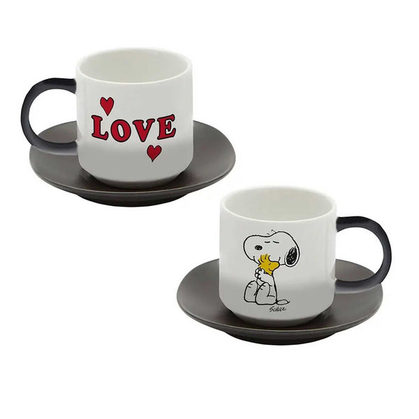 Charles And Marie PEANUTS - LOVE | ESPRESSO-TASSEN | 2er Set | Magpie