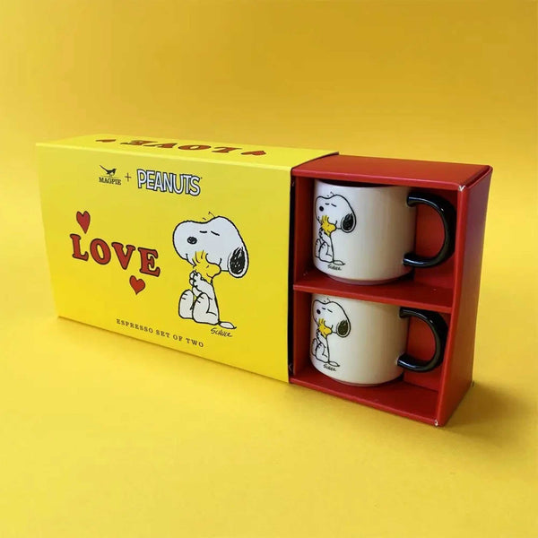 Charles And Marie PEANUTS - LOVE | ESPRESSO-TASSEN | 2er Set | Magpie
