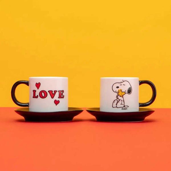 charles and marie PEANUTS - LOVE | ESPRESSO-TASSEN | 2er Set | Magpie