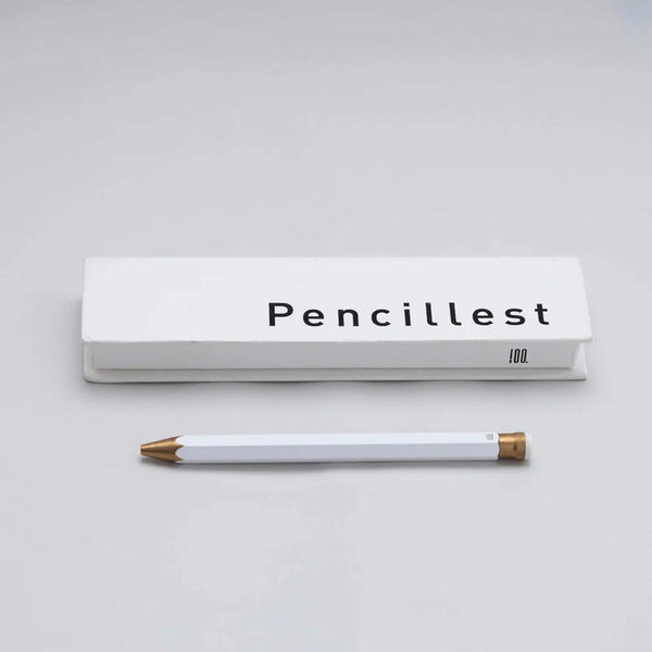 Charles And Marie PENCILLEST Weiss - Radierbarer Dreh-Kugelschreiber | 100percent