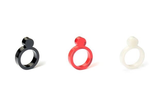 Charles And Marie PERLEN RINGE | 6mm Aus Acryl | ByAMT Alissia Melka-Teichroew | Charles & Marie