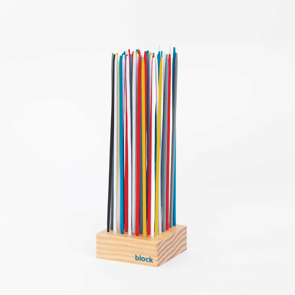 Charles And Marie PICK UP STICKS | MIKADO SPIEL M. 49 Holz-Stäbchen | Block Design