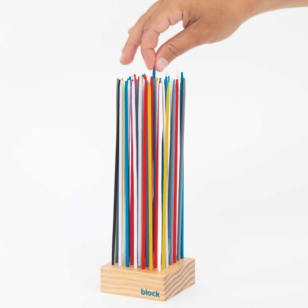 charles and marie PICK UP STICKS | MIKADO SPIEL m. 49 Holz-Stäbchen | Block Design