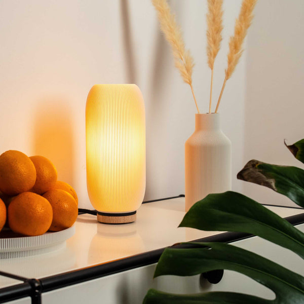 Charles And Marie PILLE - Tischleuchte - Weiß | dennismaass