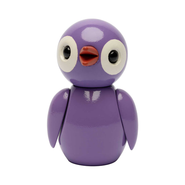 charles and marie PLAYFUL PURPLE - Kleiner Violetter Holz-Deko-Vogel - Spring Birds - Chresten Sommer | Spring Copenhagen