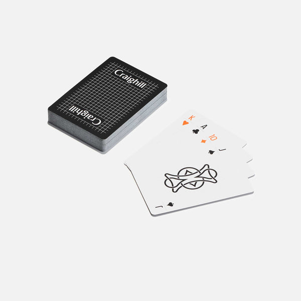 charles and marie PLAYING CARDS | Schwarzes SPIEL-KARTEN in schwarzer Verpackung | Craighill