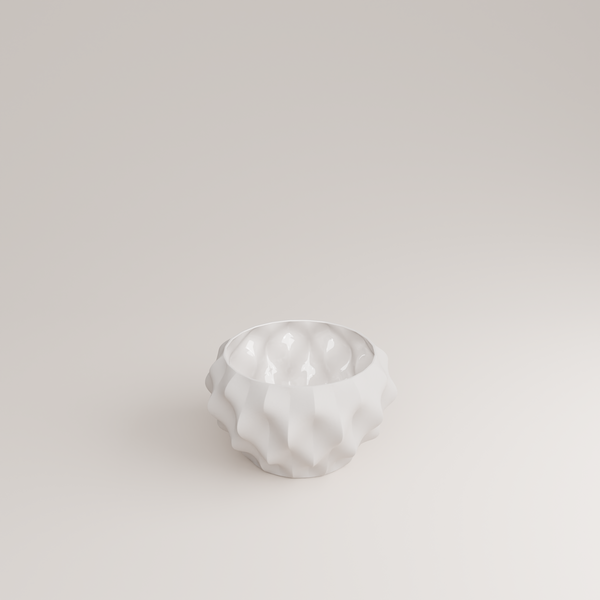 charles and marie PLISSAN M - Porzellan BLUMENTOPF & PFLANZGEFÄSS - 21 cm ⦰ | Holaria