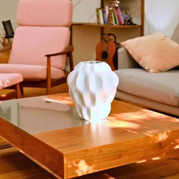 Charles And Marie PLISSAN P - Porzellan BLUMENVASE - H=32 Cm | Holaria