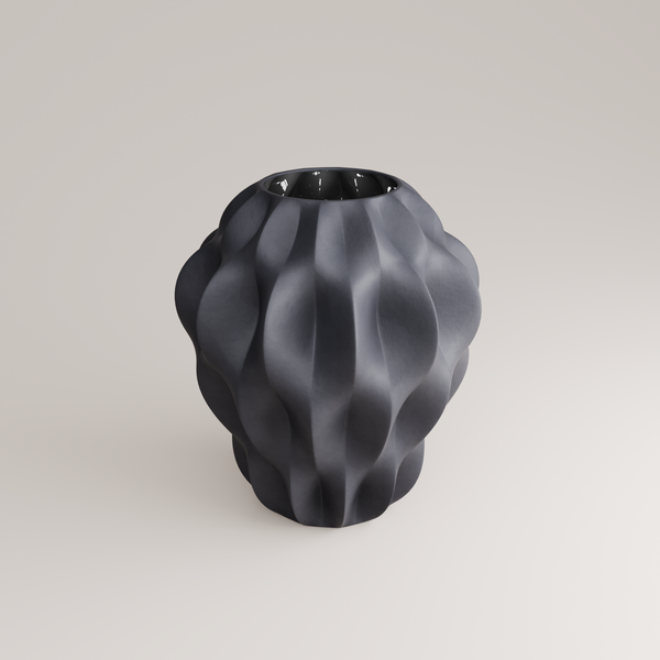 Charles And Marie PLISSAN P - Porzellan BLUMENVASE - H=32 Cm | Holaria