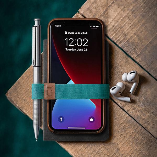 Charles And Marie POCKET NOTEBOOK | 3 Kleine NOTIZBÜCHER Mit Stiftehalter-Band | beblau