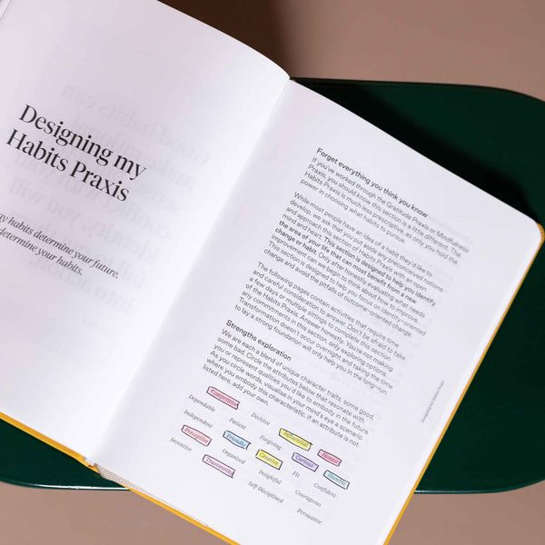 Charles And Marie PRAXIS HABITS™️ - Englisches TAGEBUCH - Gewohnheiten | Karst Stone Paper