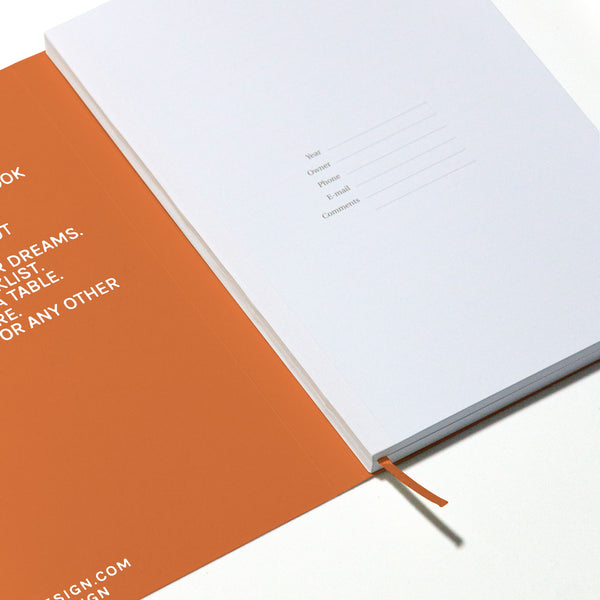 Charles And Marie PRIVATE | Oranges NOTIZBUCH | A5 Mit Punktraster | Octàgon Design