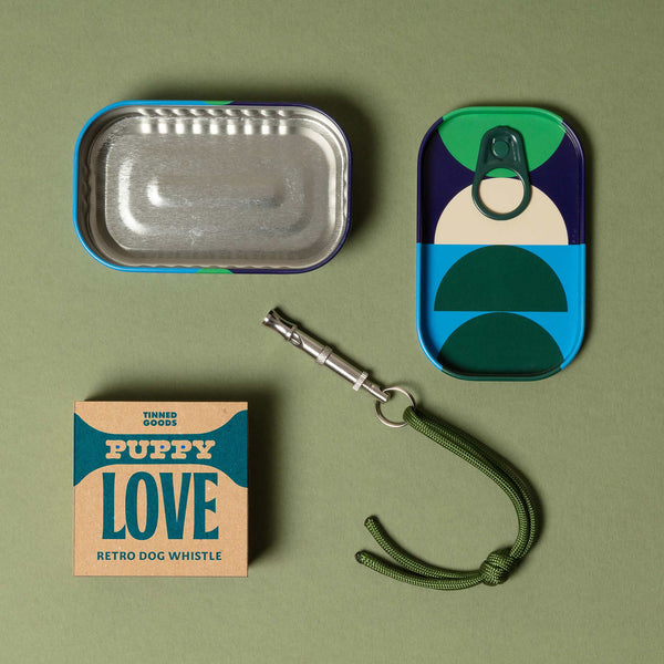 charles and marie PUPPY LOVE - Tinned Goods - Retro Hundepfeiffe | Block Design
