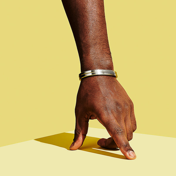 charles and marie RADIAL CUFF | Silberner Edelstahl ARMREIF | Craighill