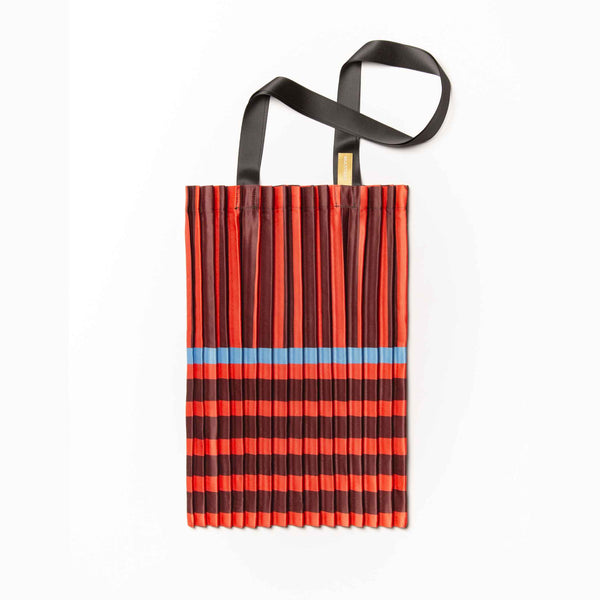 Charles And Marie RAVELLO ROT - Tasche - Plissiertes Satin - 40x48 Cm | Multitudes