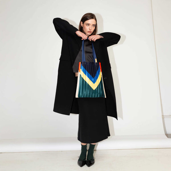 Charles And Marie REI - Tasche - Plissiertes Satin - 40x48 Cm | Multitudes