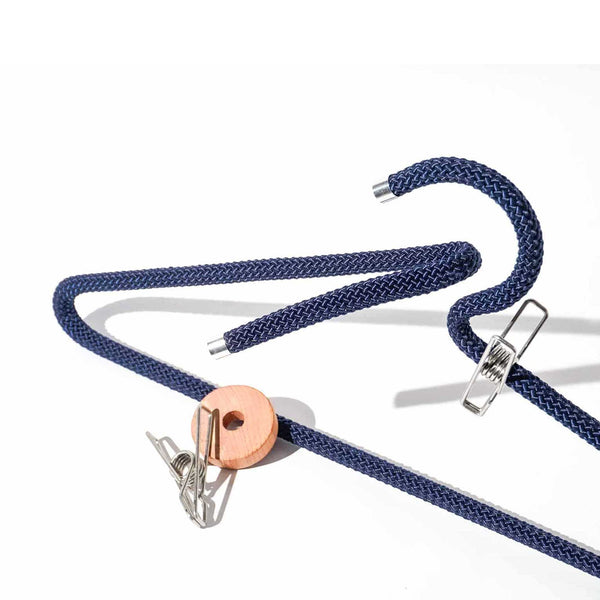 charles and marie ROPE CLIPS KLAMMERN | Funktionserweiterung Deiner Kleiderbügel Garderoben & S-Haken | 6er Set | Peppermint Products