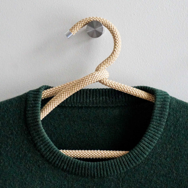 Charles And Marie ROPE HANGER | Textil-KLEIDERBÜGEL Aus Seil | 3er Set | Peppermint Products