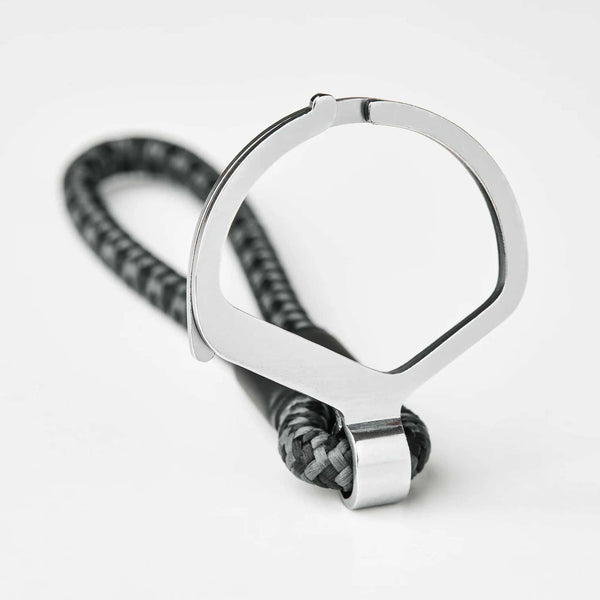 Charles And Marie ROPE SPLIT RING - Schlüsselanhänger Dunkelgrau | Craighill
