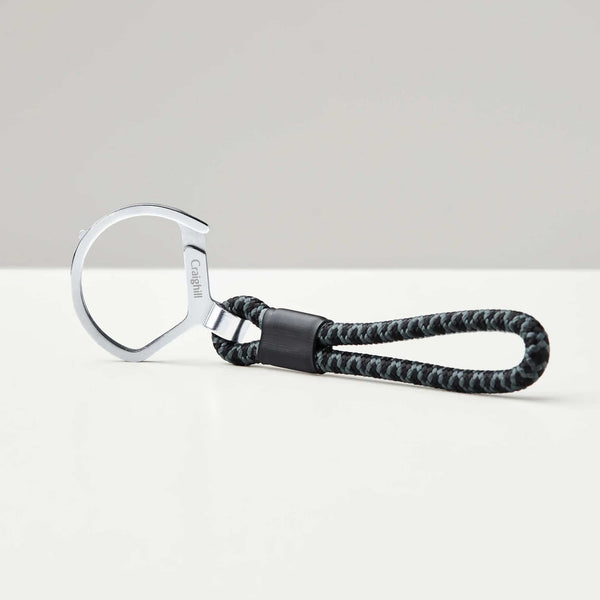 charles and marie ROPE SPLIT RING - Schlüsselanhänger Dunkelgrau | Craighill