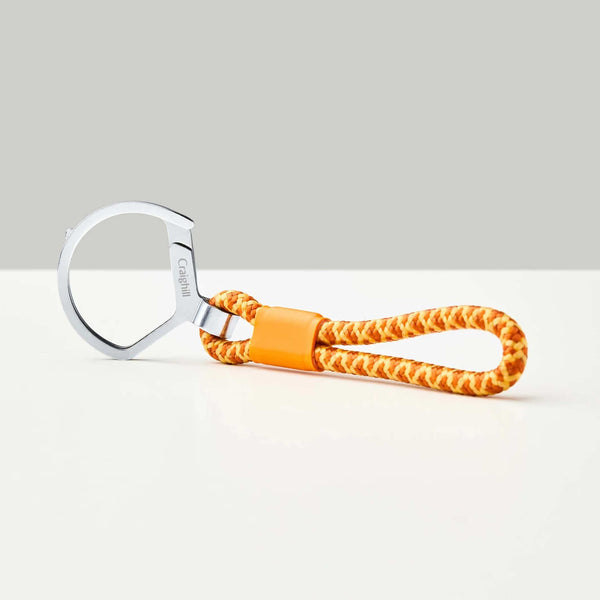 charles and marie ROPE SPLIT RING - Schlüsselanhänger Gelb-Orange | Craighill