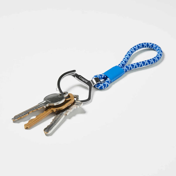 Charles And Marie ROPE SPLIT RING - Schlüsselanhänger Kornblumen-Blau | Craighill