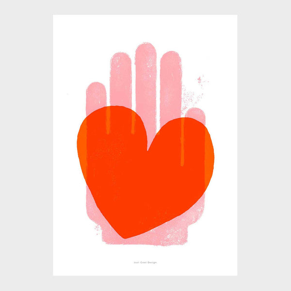 charles and marie ROTES HERZ | Grafik POSTER | A3 Format | Just Another Cool Design