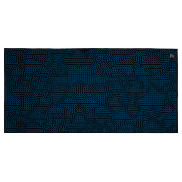 Charles And Marie ROUTE - Dunkelblaues Handtuch - Bitmap Collection - 70x140 Cm | Cristian Zuzunaga