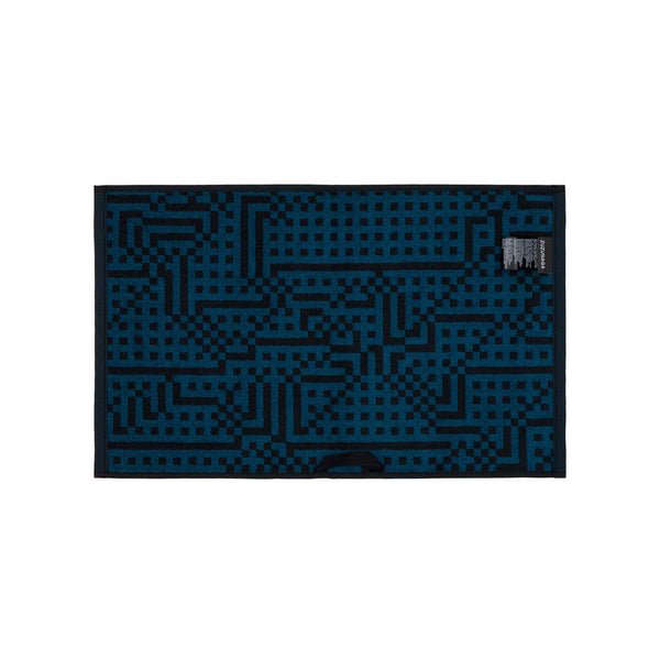 Charles And Marie ROUTE - Kleines Dunkelblaues Handtuch - Bitmap Collection - 33x50 Cm | Cristian Zuzunaga