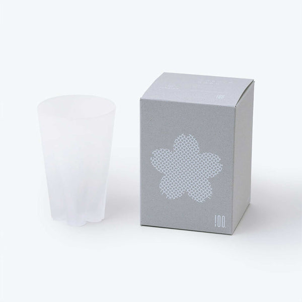 charles and marie SAKURASAKU Tumbler - Trinkglas matt weiss - 240 ml | 100percent