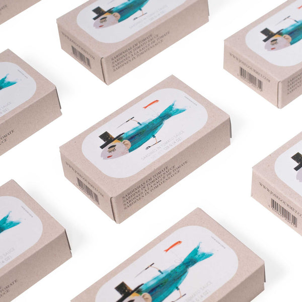 charles and marie SARDINEN in Tomatensauce | Feinkost FISCHKONSERVE | 125gr | José Gourmet