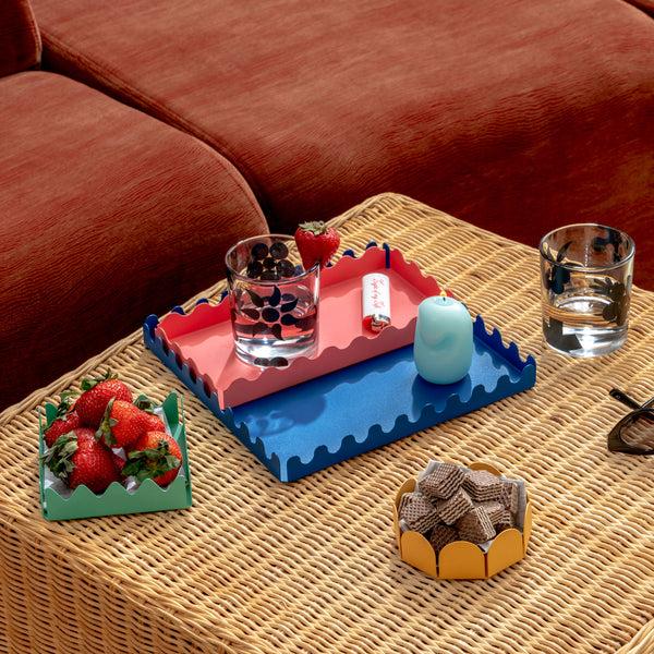 charles and marie SCAPE TRAY Set | SERVIERTABLETTS | 4er Set | Steven Bukowski | Areaware