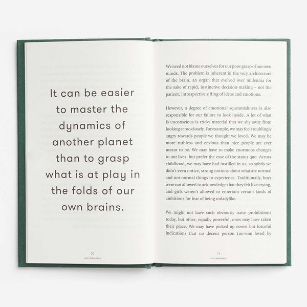 Charles And Marie SELF-KNOWLEDGE | SELBSTERKENNTNIS | BUCH | English Edition | The School Of Life