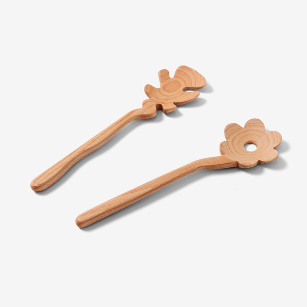 Charles And Marie SERVING FRIENDS Blumen | HOLZLÖFFEL & SERVIERBESTECK | Selena Liu | Areaware