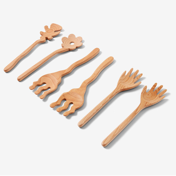 Charles And Marie SERVING FRIENDS Hands | HOLZLÖFFEL & SERVIERBESTECK | Selena Liu | Areaware