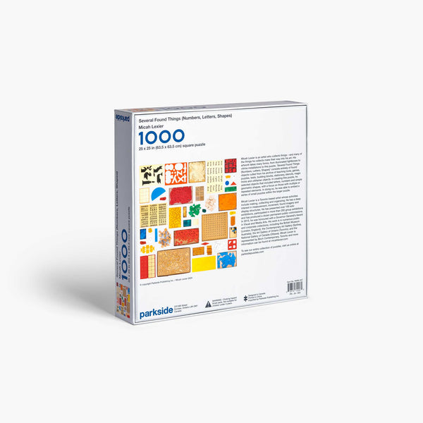 Charles And Marie SEVERAL FOUND THINGS - Puzzle 1.000 Teile - Micah Lexier | Parkside