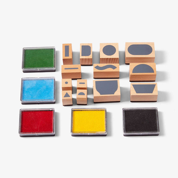 Charles And Marie SHAPE STAMPS | STEMPEL-SET | Rilla Alexander | Areaware