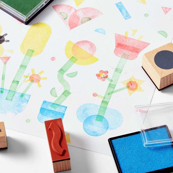 Charles And Marie SHAPE STAMPS | STEMPEL-SET | Rilla Alexander | Areaware