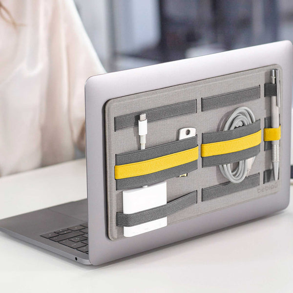 Charles And Marie SHIFT PRO | Klebbarer Laptop-ORGANIZER | 26x16 Cm | Beblau