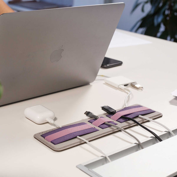 Charles And Marie SHIFT | Schmaler Klebbarer Laptop-ORGANIZER | 26x7 Cm | Beblau